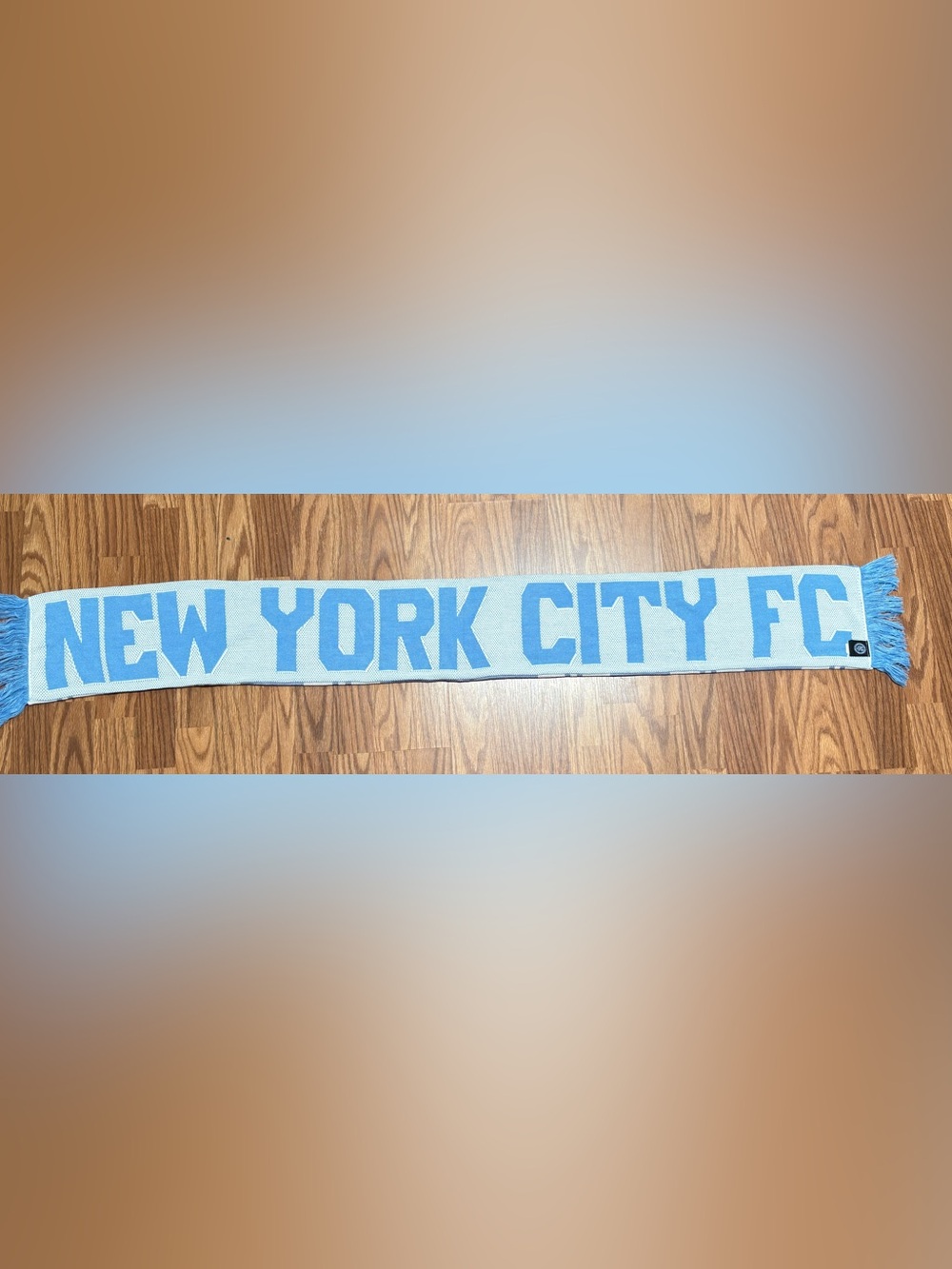 AdidasNew York City FC Light Blue and White Scarf